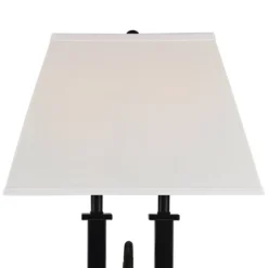 Possini Euro Design Deacon Modern Desk Table Lamp 26" High Black With USB And AC Power Outlet In Base LED Reading Light Oatmeal Shade For Office Desk 12 Possini Euro Design Deacon Modern Desk Table Lamp 26" High Black With USB And AC Power Outlet In Base LED Reading Light Oatmeal Shade For Office Desk -Possini Euro Design Sales Store GUEST e587a2a5 8800 4462 9800 0f989f718c22