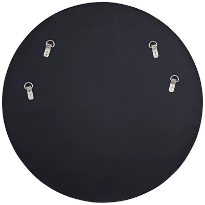 Possini Euro Design Aurelia Round Vanity Decorative Wall Mirror Modern Glam Gold Metal Frame 32" Wide Bathroom Bedroom Living Room 7 Possini Euro Design Aurelia Round Vanity Decorative Wall Mirror Modern Glam Gold Metal Frame 32" Wide Bathroom Bedroom Living Room - Image 7