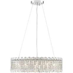 Possini Euro Design Alyssa Chrome Drum Chandelier 23 1/2" Wide Modern Crystal 12-Light LED Fixture For Dining Room Kitchen Island Entryway Bedroom 12 Possini Euro Design Alyssa Chrome Drum Chandelier 23 1/2" Wide Modern Crystal 12-Light LED Fixture For Dining Room Kitchen Island Entryway Bedroom -Possini Euro Design Sales Store GUEST e9229ca2 8e7b 4458 84b2 34bcc704ed40