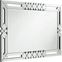 Possini Euro Design Clafia Rectangular Vanity Wall Mirror Modern Beveled Edge Clear Diamond Mirrored Frame 26" Wide For Bathroom Bedroom Living Room 11 Possini Euro Design Clafia Rectangular Vanity Wall Mirror Modern Beveled Edge Clear Diamond Mirrored Frame 26" Wide For Bathroom Bedroom Living Room -Possini Euro Design Sales Store GUEST ed8e753b f925 4666 b61e 58d2b737aaa5