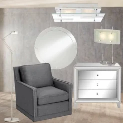 Possini Euro Design Charles Street Modern Desk Lamp 23" High Chrome Satin Nickel Frosted Slump Glass Shade For Bedroom Living Room Bedside Nightstand 14 Possini Euro Design Charles Street Modern Desk Lamp 23" High Chrome Satin Nickel Frosted Slump Glass Shade For Bedroom Living Room Bedside Nightstand -Possini Euro Design Sales Store GUEST ee188d28 1b4e 4af1 8eec b5eefa3ae7cf