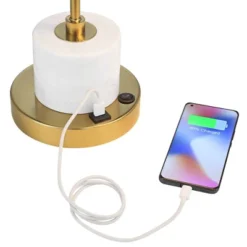 Possini Euro Design Barclay Modern Desk Lamp 23" High Warm Gold With USB Charging Port Frosted Glass Shade For Bedroom Living Room Bedside Office Kids 9 Possini Euro Design Barclay Modern Desk Lamp 23" High Warm Gold With USB Charging Port Frosted Glass Shade For Bedroom Living Room Bedside Office Kids -Possini Euro Design Sales Store GUEST efefd731 f72f 4a13 a822 205d4524014e