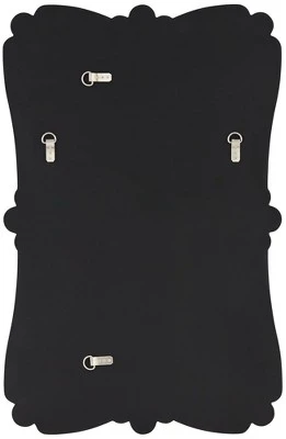 Possini Euro Design Fabrina Rectangular Vanity Decorative Wall Mirror Modern Beveled Edge Flower Glass Mirrored Frame 26" Wide For Bathroom Bedroom 7 Possini Euro Design Fabrina Rectangular Vanity Decorative Wall Mirror Modern Beveled Edge Flower Glass Mirrored Frame 26" Wide For Bathroom Bedroom - Image 7