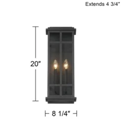 Possini Euro Design Modern Industrial Outdoor Wall Light Fixture Cool Black Windowpane Frame 20" For Post Exterior Barn Deck House 13 Possini Euro Design Modern Industrial Outdoor Wall Light Fixture Cool Black Windowpane Frame 20" For Post Exterior Barn Deck House -Possini Euro Design Sales Store GUEST f7684cdd 4d9e 4a6d bfa9 8ab269977cf8