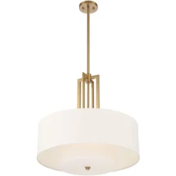 Possini Euro Design Sundry Warm Brass Pendant Chandelier 24" Wide Modern Double Drum Shades 4-Light Fixture For Dining Room House Foyer Kitchen Island 13 Possini Euro Design Sundry Warm Brass Pendant Chandelier 24" Wide Modern Double Drum Shades 4-Light Fixture For Dining Room House Foyer Kitchen Island -Possini Euro Design Sales Store GUEST fb9356c2 83f6 4e70 a526 b05f018a6ec7