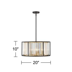 Possini Euro Design Milne Bronze Gold Drum Pendant Chandelier 20" Wide Modern Crystal 5-Light Fixture For Dining Room House Kitchen Island Entryway 14 Possini Euro Design Milne Bronze Gold Drum Pendant Chandelier 20" Wide Modern Crystal 5-Light Fixture For Dining Room House Kitchen Island Entryway -Possini Euro Design Sales Store GUEST fc46d4e3 5453 4ff8 b69b 4701b62f6406