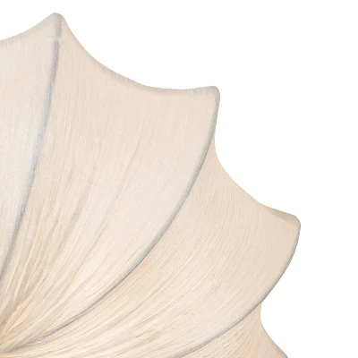 Possini Euro Design Planetarium Modern Ceiling Light Flush Mount Fixture 21" Wide Chrome 3-Light Ivory Fabric Scalloped Bowl For Bedroom Living Room 3 Possini Euro Design Planetarium Modern Ceiling Light Flush Mount Fixture 21" Wide Chrome 3-Light Ivory Fabric Scalloped Bowl For Bedroom Living Room - Image 3