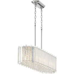 Possini Euro Design Mirabell Chrome Linear Island Pendant Chandelier 34" Wide Modern LED Clear Glass Crystal 6-Light Fixture For Dining Room Kitchen 12 Possini Euro Design Mirabell Chrome Linear Island Pendant Chandelier 34" Wide Modern LED Clear Glass Crystal 6-Light Fixture For Dining Room Kitchen -Possini Euro Design Sales Store GUEST fe2cb9cb 5268 4869 82ca f5d9eeeaf3e7