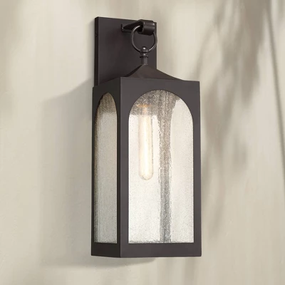 Possini Euro Design Tyne Modern Outdoor Wall Light Fixture Bronze 20 1/2" Seedy Glass For Post Exterior Barn Deck House Porch Yard Posts Patio Home 1 Possini Euro Design Tyne Modern Outdoor Wall Light Fixture Bronze 20 1/2" Seedy Glass For Post Exterior Barn Deck House Porch Yard Posts Patio Home